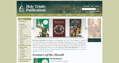 Desktop Screenshot of holytrinitypublications.com